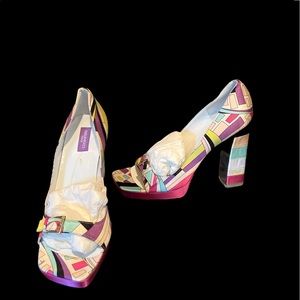 Emilio Pucci platform heels. Size 38
